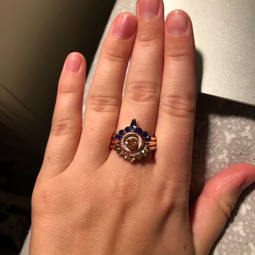 Stacked ring set